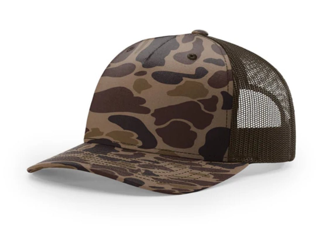 Richardson - 112PFP Printed Five Panel Trucker - Duck Camo Colors - MAD Merch USA