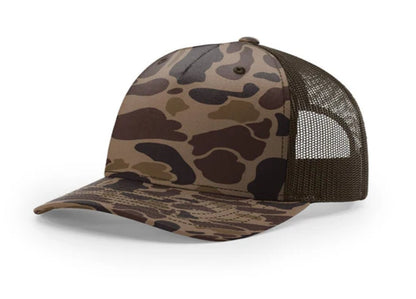Richardson - 112PFP Printed Five Panel Trucker - Duck Camo Colors - MAD Merch USA