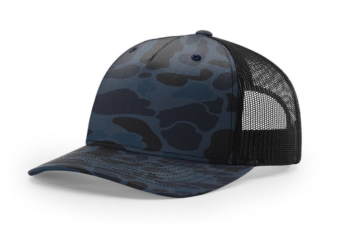 Richardson - 112PFP Printed Five Panel Trucker - Duck Camo Colors - MAD Merch USA