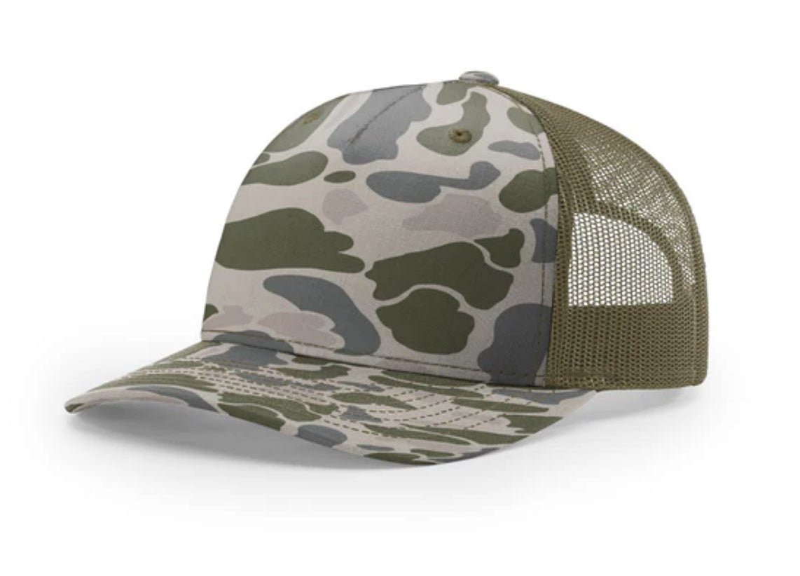 Richardson - 112PFP Printed Five Panel Trucker - Duck Camo Colors - MAD Merch USA