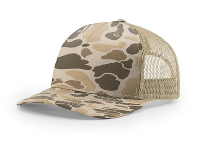 Richardson - 112PFP Printed Five Panel Trucker - Duck Camo Colors - MAD Merch USA
