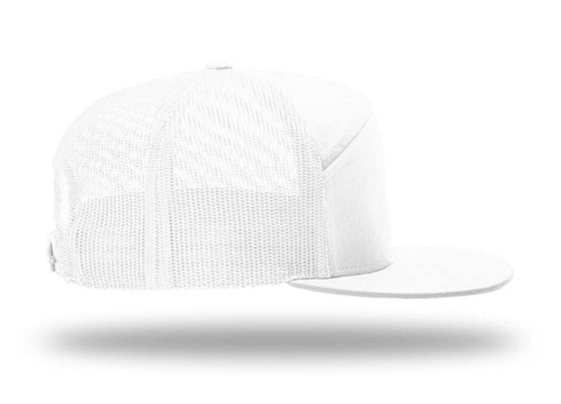 Richardson - 168 7-Panel Trucker Hat, Flat Bill Snapback - MAD Merch USA