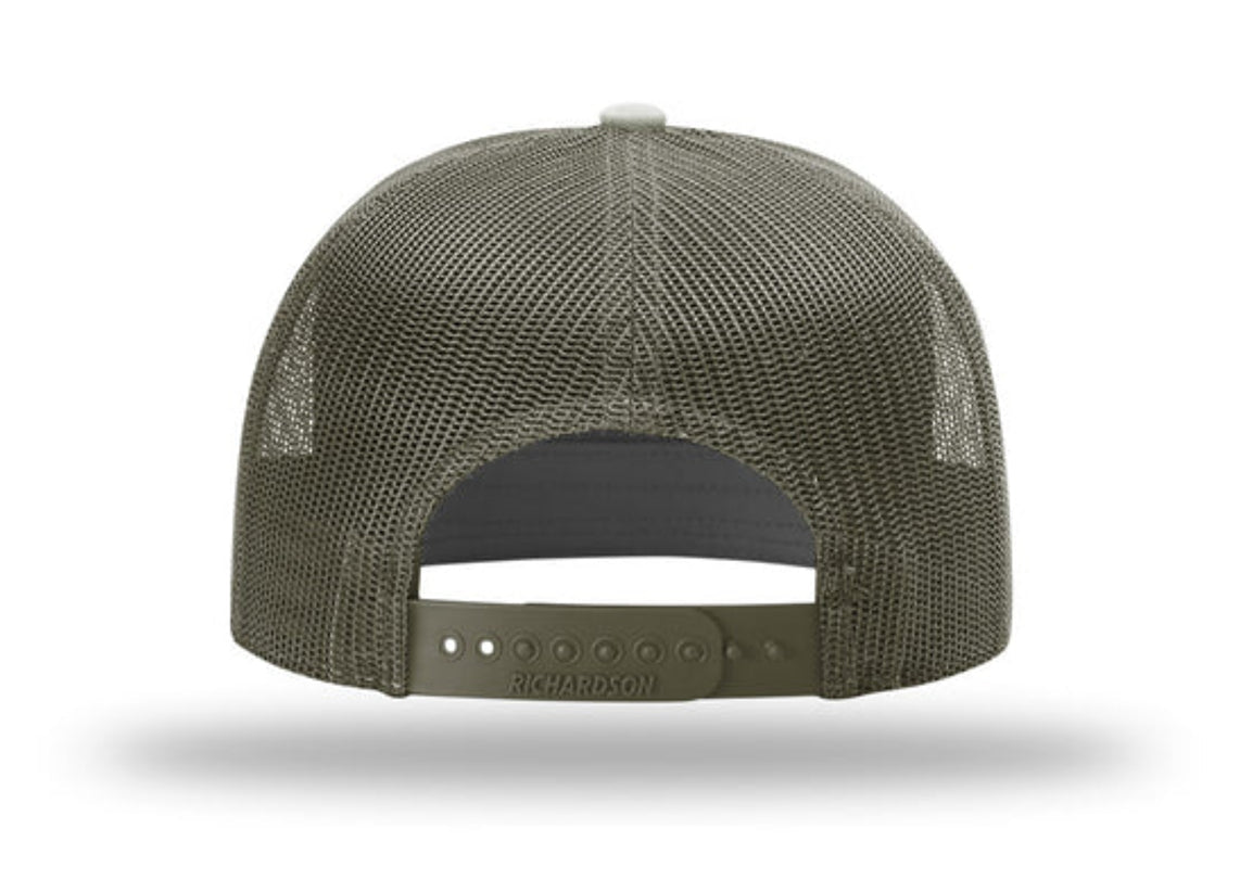 Richardson - 168 7-Panel Trucker Hat, Flat Bill Snapback - MAD Merch USA