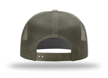 Richardson - 168 7-Panel Trucker Hat, Flat Bill Snapback - MAD Merch USA