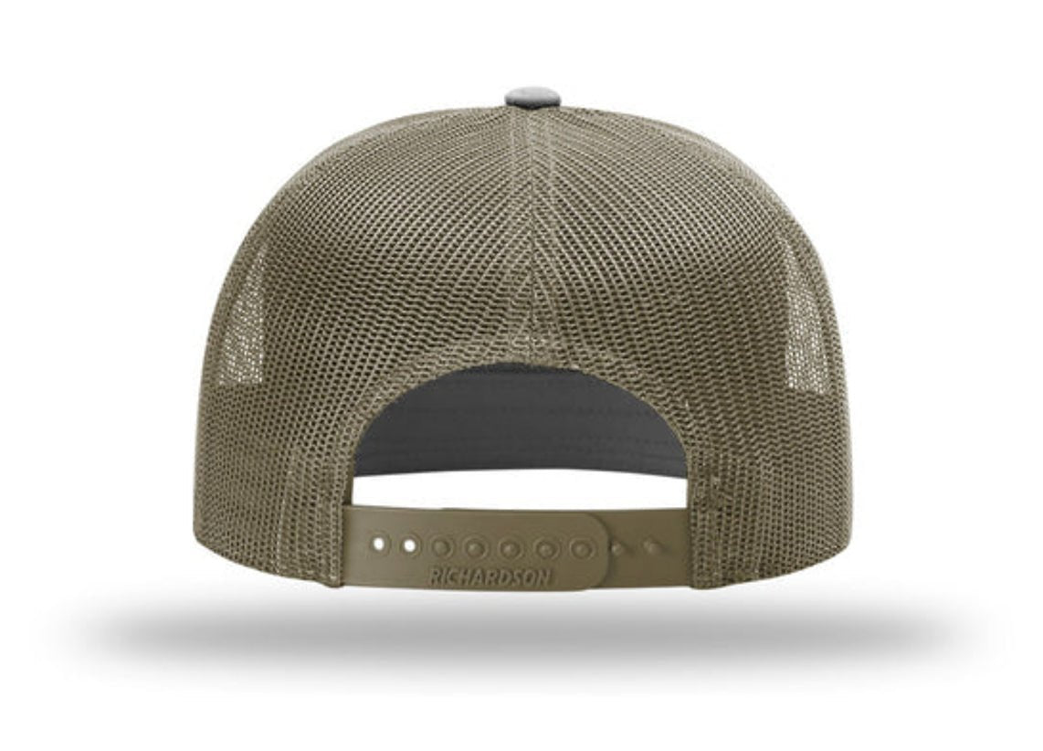 Richardson - 168 7-Panel Trucker Hat, Flat Bill Snapback - MAD Merch USA