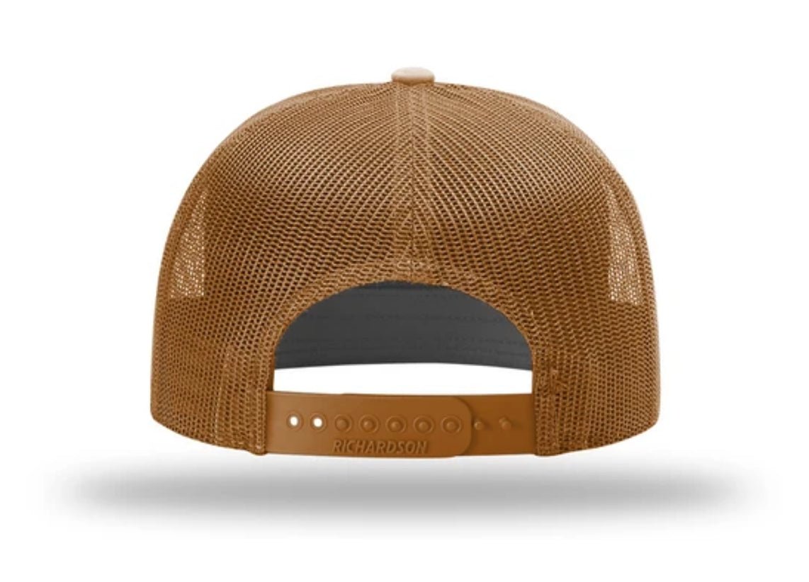 Richardson - 168 7-Panel Trucker Hat, Flat Bill Snapback - MAD Merch USA