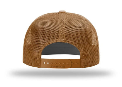 Richardson - 168 7-Panel Trucker Hat, Flat Bill Snapback - MAD Merch USA