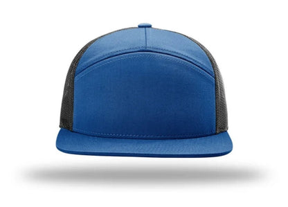Richardson - 168 7-Panel Trucker Hat, Flat Bill Snapback - MAD Merch USA