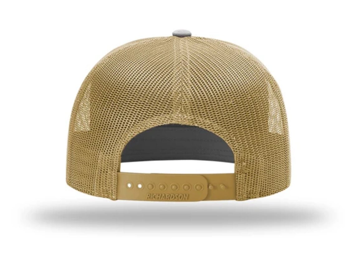 Richardson - 168 7-Panel Trucker Hat, Flat Bill Snapback - MAD Merch USA