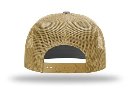 Richardson - 168 7-Panel Trucker Hat, Flat Bill Snapback - MAD Merch USA