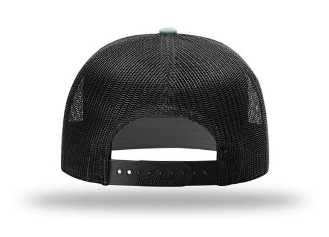 Richardson - 168 7-Panel Trucker Hat, Flat Bill Snapback - MAD Merch USA