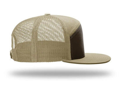 Richardson - 168 7-Panel Trucker Hat, Flat Bill Snapback - MAD Merch USA