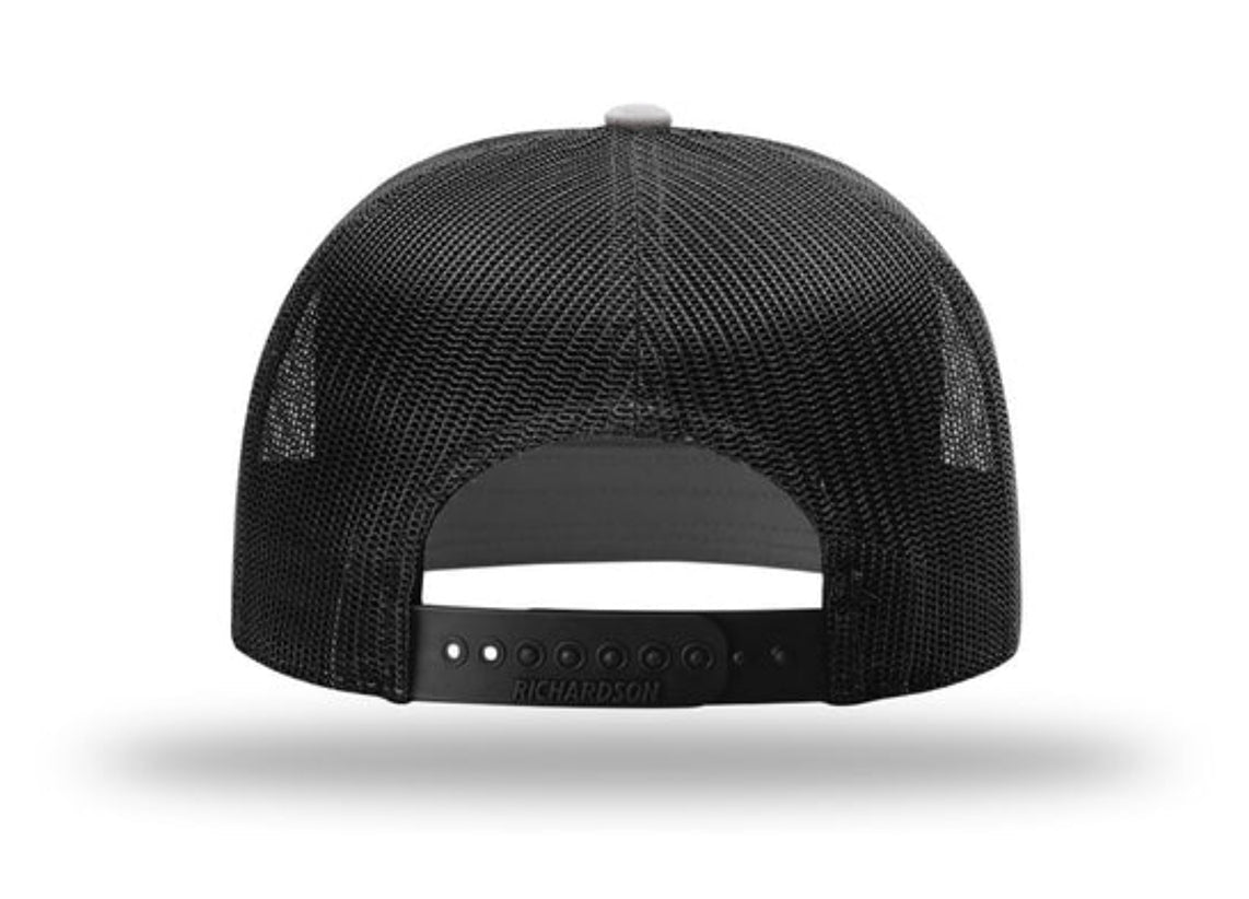 Richardson - 168 7-Panel Trucker Hat, Flat Bill Snapback - MAD Merch USA
