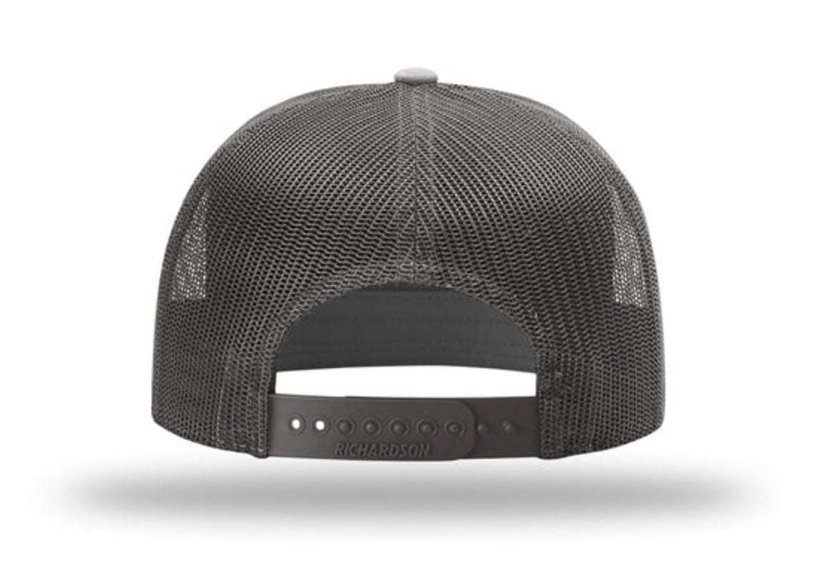 Richardson - 168 7-Panel Trucker Hat, Flat Bill Snapback - MAD Merch USA