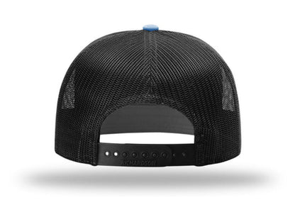 Richardson - 168 7-Panel Trucker Hat, Flat Bill Snapback - MAD Merch USA
