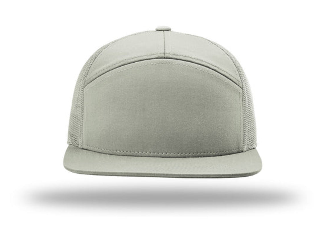 Richardson - 168 7-Panel Trucker Hat, Flat Bill Snapback - MAD Merch USA
