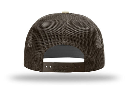 Richardson - 168 7-Panel Trucker Hat, Flat Bill Snapback - MAD Merch USA