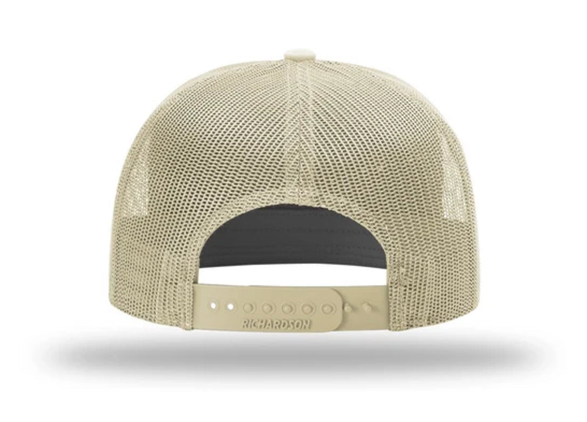 Richardson - 168 7-Panel Trucker Hat, Flat Bill Snapback - MAD Merch USA
