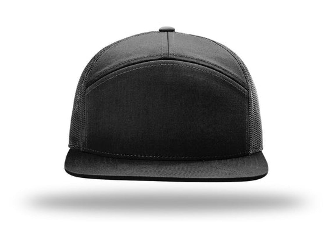 Richardson - 168 7-Panel Trucker Hat, Flat Bill Snapback - MAD Merch USA