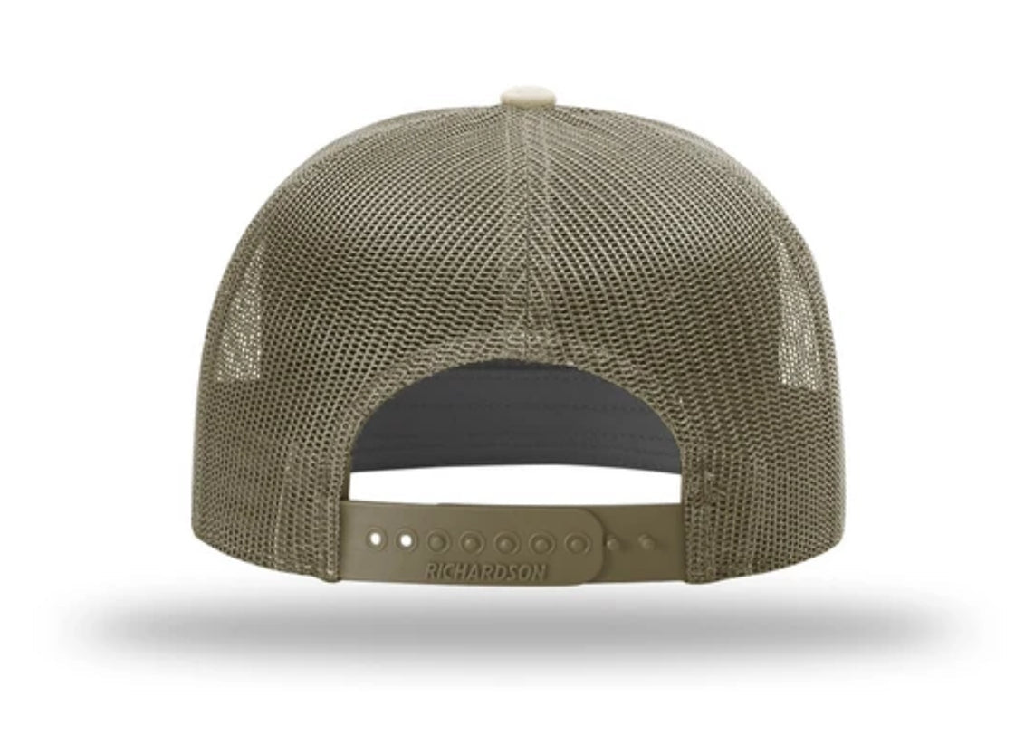 Richardson - 168 7-Panel Trucker Hat, Flat Bill Snapback - MAD Merch USA