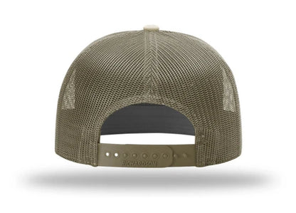 Richardson - 168 7-Panel Trucker Hat, Flat Bill Snapback - MAD Merch USA