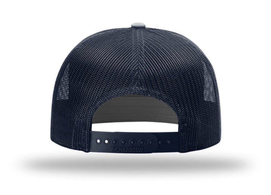 Richardson - 168 7-Panel Trucker Hat, Flat Bill Snapback - MAD Merch USA