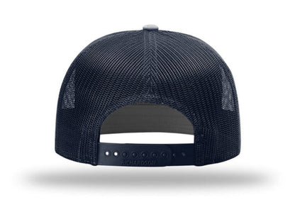 Richardson - 168 7-Panel Trucker Hat, Flat Bill Snapback - MAD Merch USA