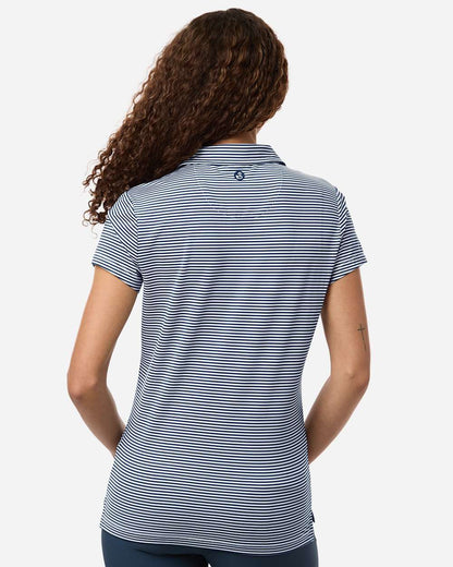 Swannies - Women's Kayla Striped Polo - SW1110L - MAD Merch USA