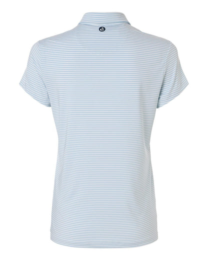 Swannies - Women's Kayla Striped Polo - SW1110L - MAD Merch USA