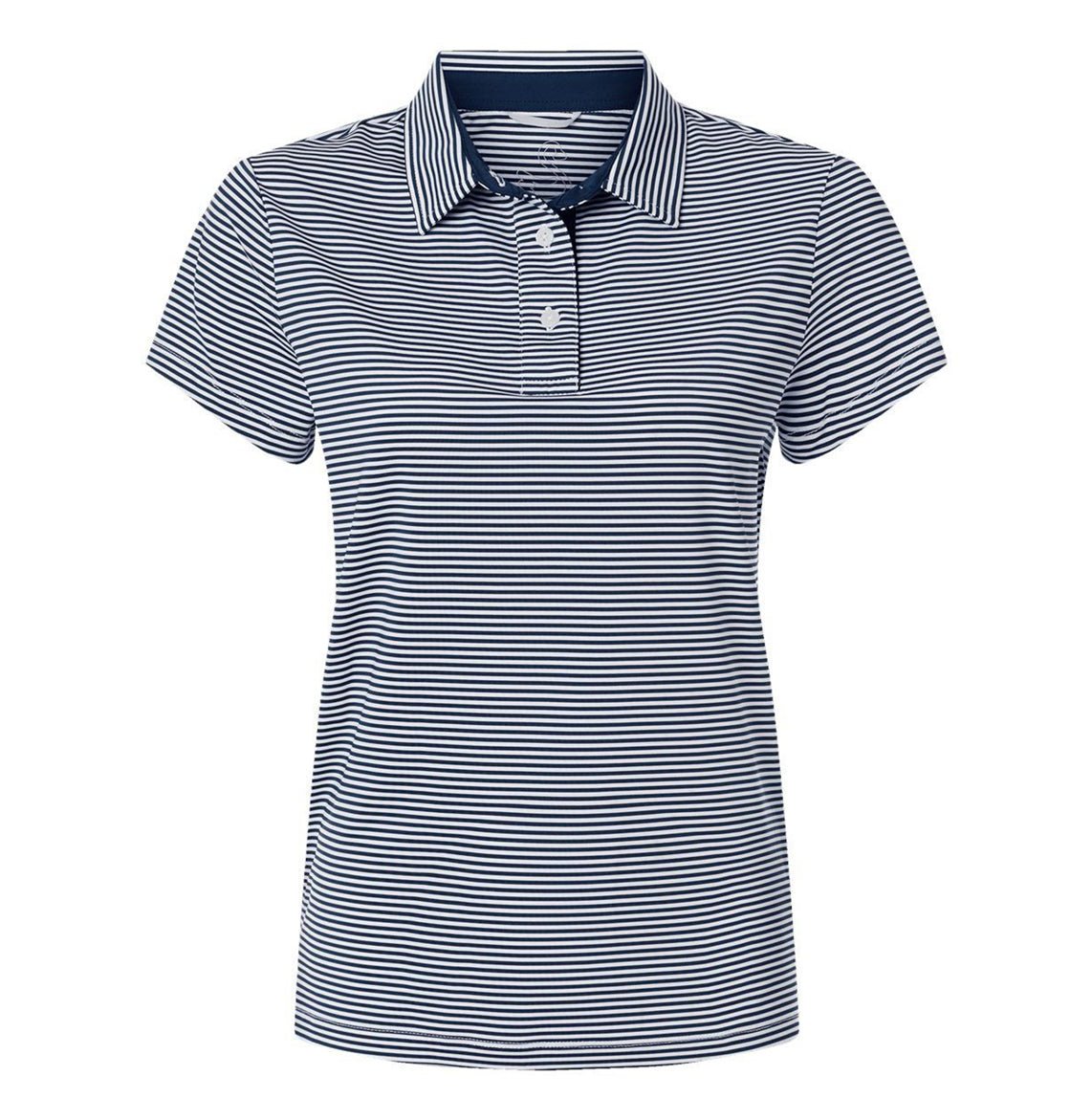 Swannies - Women's Kayla Striped Polo - SW1110L - MAD Merch USA