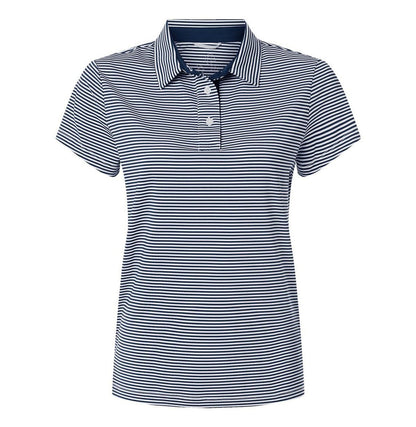 Swannies - Women's Kayla Striped Polo - SW1110L - MAD Merch USA