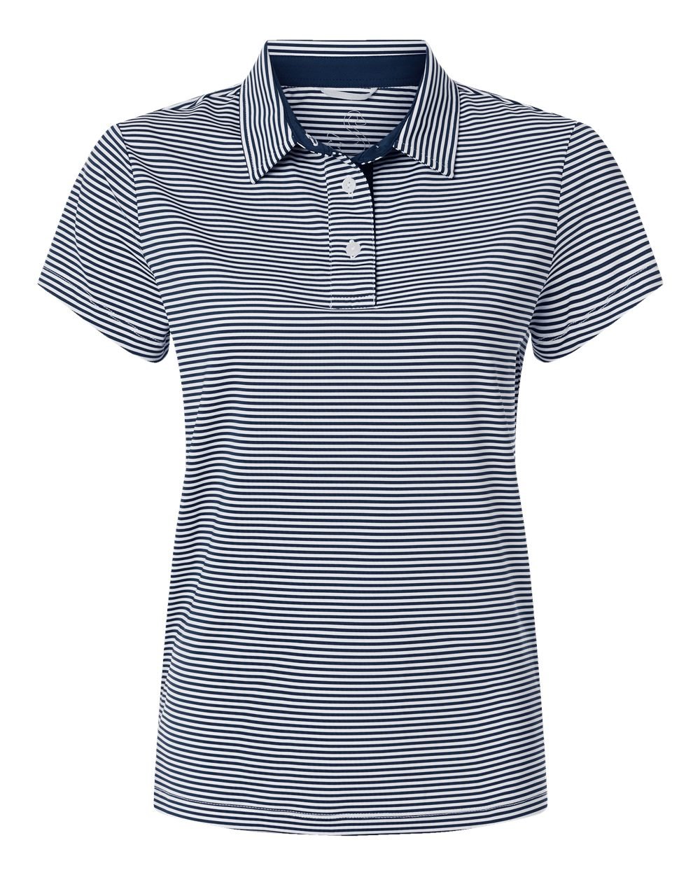 Swannies - Women's Kayla Striped Polo - SW1110L - MAD Merch USA