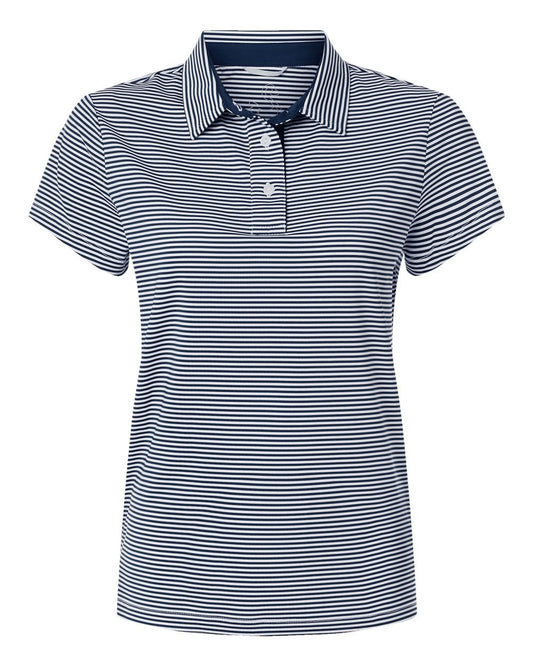 Swannies - Women's Kayla Striped Polo - SW1110L - MAD Merch USA