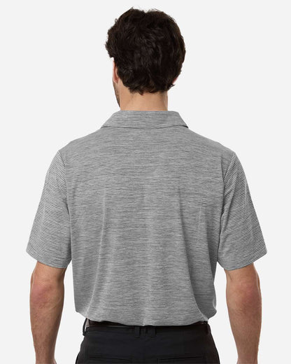 Team 365 - Men's Relay Heathered Stripe Polo - TT125 - MAD Merch USA