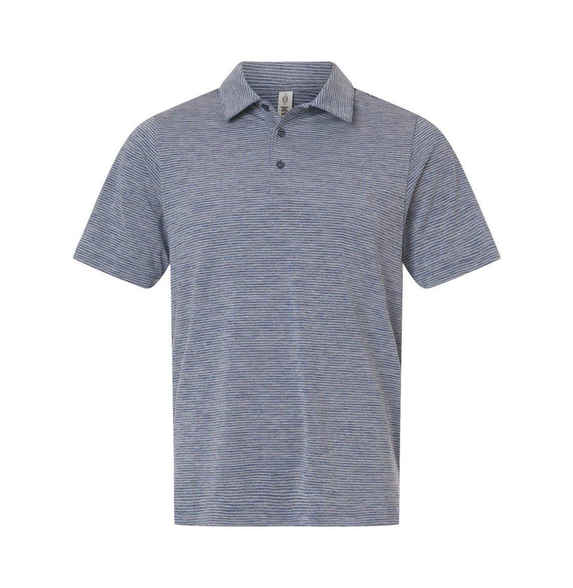 Team 365 - Men's Relay Heathered Stripe Polo - TT125 - MAD Merch USA
