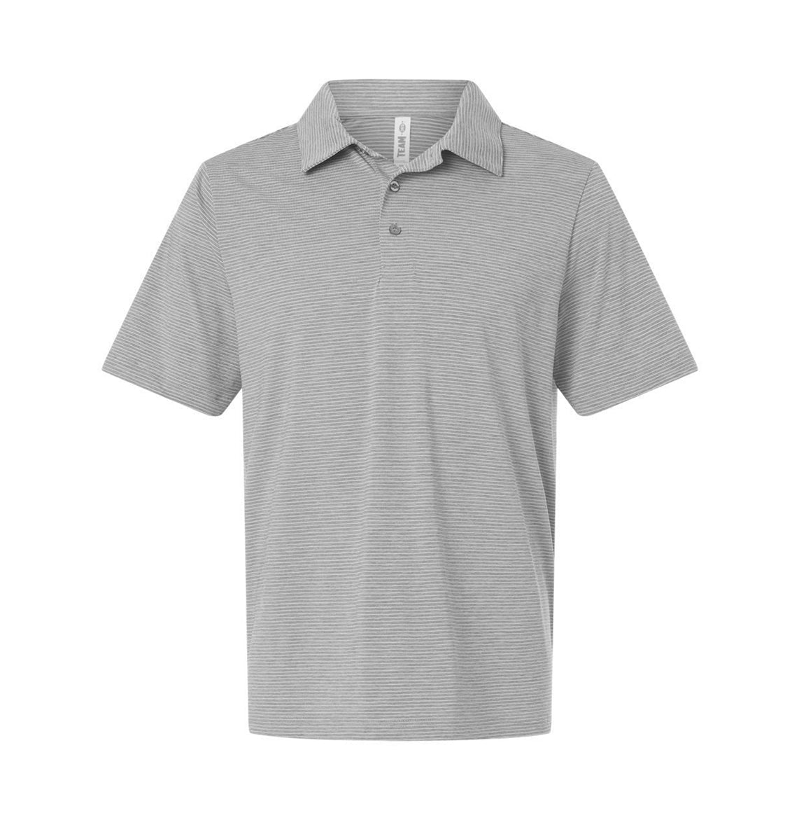 Team 365 - Men's Relay Heathered Stripe Polo - TT125 - MAD Merch USA