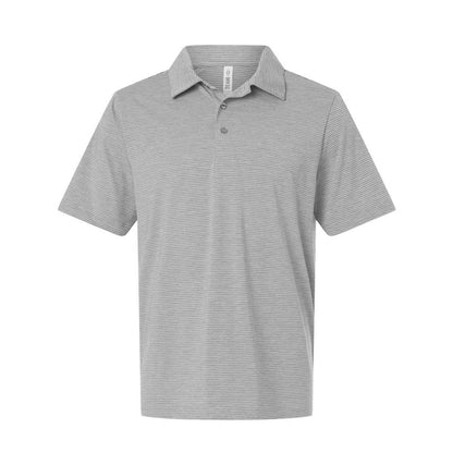 Team 365 - Men's Relay Heathered Stripe Polo - TT125 - MAD Merch USA