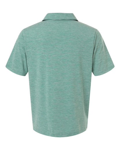Team 365 - Men's Relay Heathered Stripe Polo - TT125 - MAD Merch USA