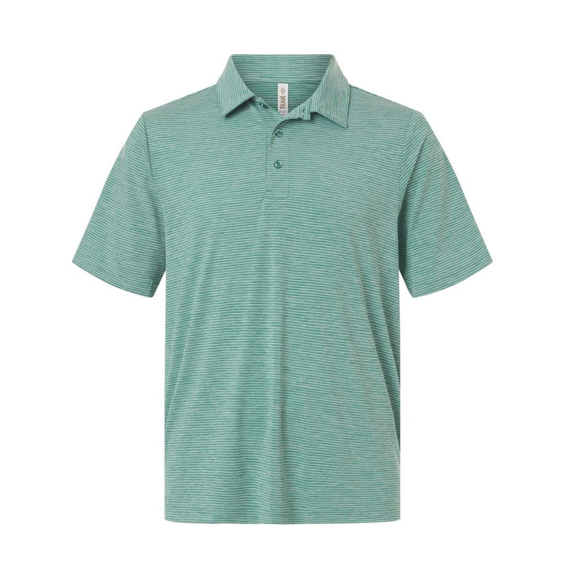 Team 365 - Men's Relay Heathered Stripe Polo - TT125 - MAD Merch USA