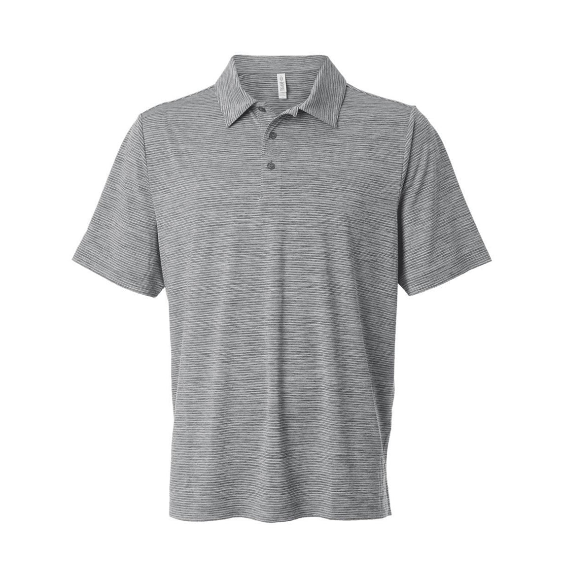 Team 365 - Men's Relay Heathered Stripe Polo - TT125 - MAD Merch USA