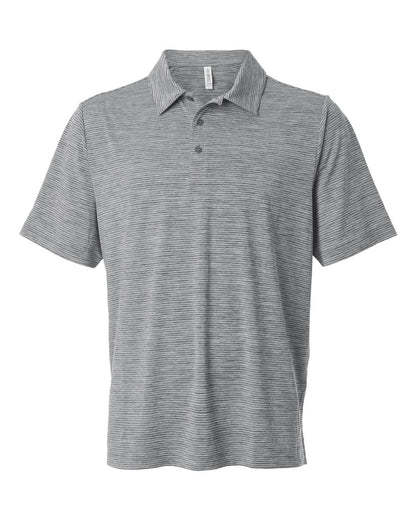 Team 365 - Men's Relay Heathered Stripe Polo - TT125 - MAD Merch USA