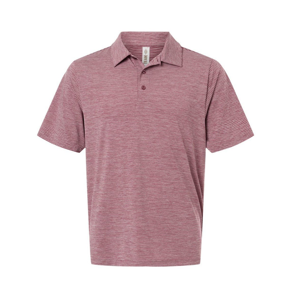 Team 365 - Men's Relay Heathered Stripe Polo - TT125 - MAD Merch USA