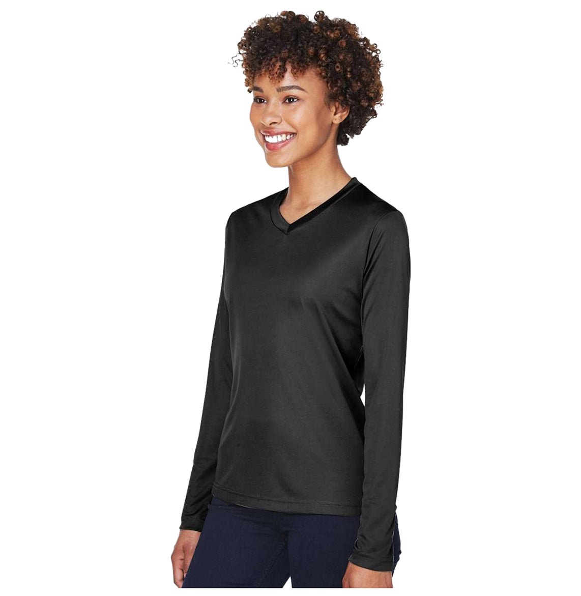 Team 365 - Women's Zone Performance Long Sleeve T-Shirt - TT11WL - MAD Merch USA