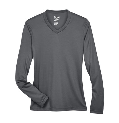 Team 365 - Women's Zone Performance Long Sleeve T-Shirt - TT11WL - MAD Merch USA