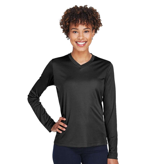 Team 365 - Women's Zone Performance Long Sleeve T-Shirt - TT11WL - MAD Merch USA