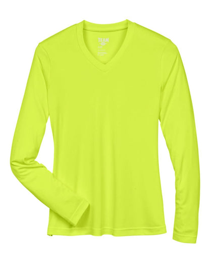 Team 365 - Women's Zone Performance Long Sleeve T-Shirt - TT11WL - MAD Merch USA