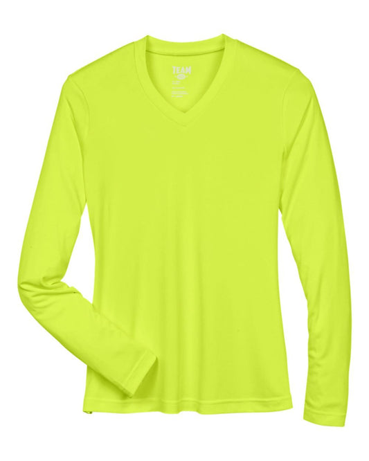 Team 365 - Women's Zone Performance Long Sleeve T-Shirt - TT11WL - MAD Merch USA