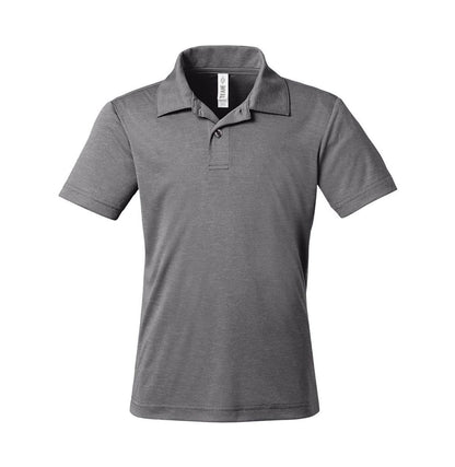 Team 365 - Youth Zone Sonic Heather Performance Polo - TT51HY - MAD Merch USA