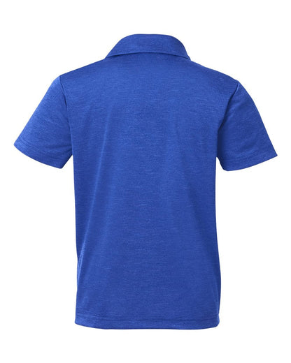 Team 365 - Youth Zone Sonic Heather Performance Polo - TT51HY - MAD Merch USA