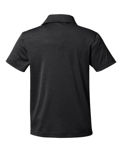 Team 365 - Youth Zone Sonic Heather Performance Polo - TT51HY - MAD Merch USA